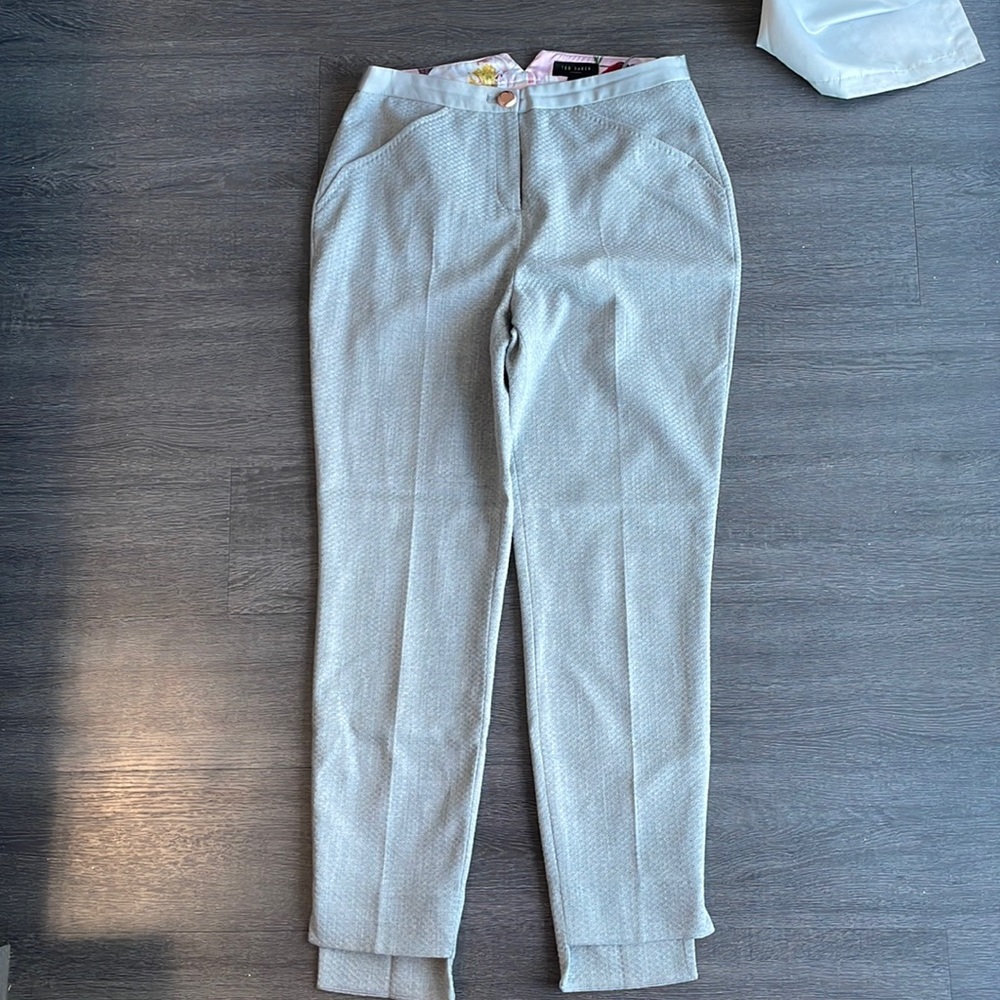 ted baker grey pants